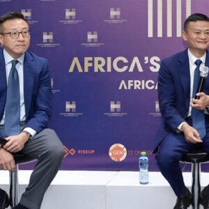 Ông Joseph Tsai và tỷ phú Jack Ma
